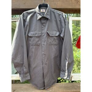 Big Ben XL Men’s Long Sleeve Gray Button Down